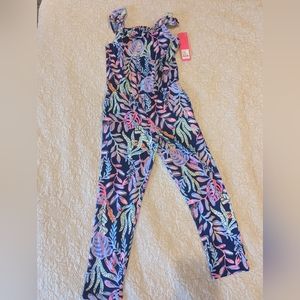Lilly Pulitzer Girl's Vika Jumpsuit Medium (6-7), NWT